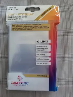 Gamegenic 81x122mm Dixit/Mysterium Card Sleeves (90pcs) ASMGG1040 - Image 1