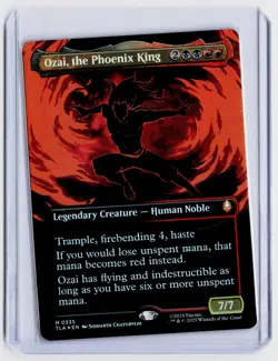 Ozai, the Phoenix King (Borderless) M Foil Avatar: The Last Airbender TLA NM - Image 1