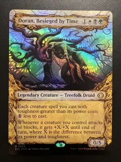 Doran, Besieged by Time (Showcase) Lorwyn Eclipsed Foil NM - Image 1