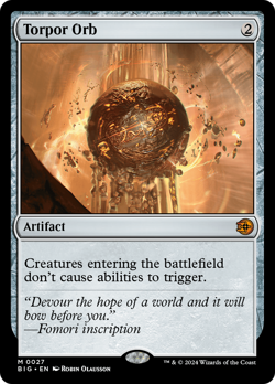 Torpor Orb [Outlaws of Thunder Junction: The Big Score] Magic MTG - Image 1