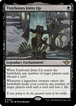 Tinybones Joins Up [Outlaws of Thunder Junction] Magic MTG - Image 1