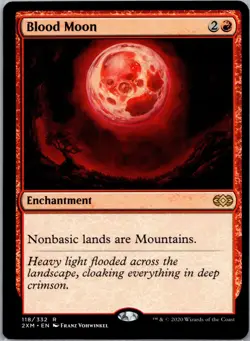 Blood Moon MTG Double Masters 2XM NON FOIL Red Rare Enchantment Near-Mint x1 - Image 1