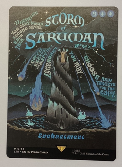 Storm of Saruman (Borderless Poster) M Universes Beyond: The Lord of the Rings: - Image 1