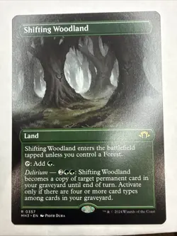 Shifting Woodland (Borderless) #357 (NM) Modern Horizons 3 MH3 Magic MTG - Image 1