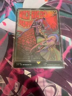 MTG - WITCH KING OF ANGMAR - MYTHIC - BORDERLESS POSTER - NM - LTR - Image 1