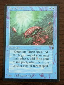 Mana Drain MTG Legends Magic: the Gathering - Image 1