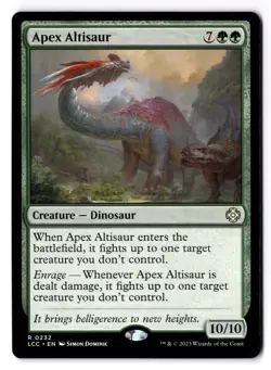 Apex Altisaur NM* The Lost Caverns of Ixalan ENGLISH 0232 mtg -UnltdCards - Image 1