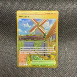 Artazon 229/197 Gold Hyper Rare SV03: Obsidian Flames Pokemon TCG - Image 1