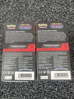 Pokemon TCG : Phantasmal Flames Half Booster Box Unsealed x2 (36 packs) - Image 3