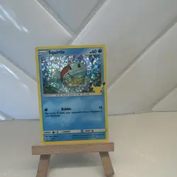 Pokemon TCG Squirtle Promo Holo McDonald's 25th Anniversary 17/25 60HP EN - Image 1