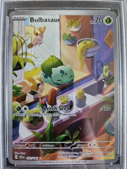 Bulbasaur - 143/142 - Stellar Crown - PSA 9 - Pokemon TCG - Image 2