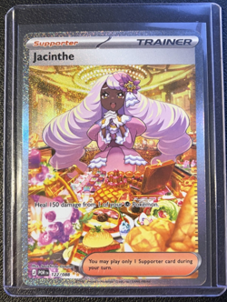 Pokemon TCG Jacinthe 122/088 Full Art Trainer Holo Near Mint Perfect Order - Image 1