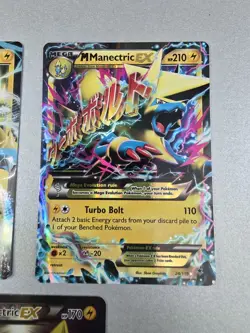 Manectric EX Full Art M EX XY Phantom Forces 113/119, 23/119 & 24/119 Pokemon - Image 3