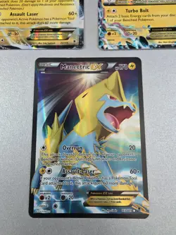 Manectric EX Full Art M EX XY Phantom Forces 113/119, 23/119 & 24/119 Pokemon - Image 4