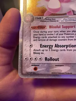 Pokemon Blissey ex 101/115 EX Unseen Forces Holo NM/LP *check description - Image 4