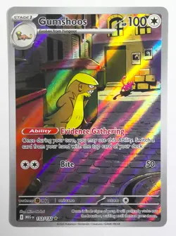 Pokemon Mega Evolution: Gumshoes 153/132 Illustration Rare Holo NM - Image 2