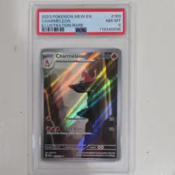 Pokemon Charmeleon 169/165 Sv: Scarlet & Violet 151 Holo PSA 8 EN - Image 3