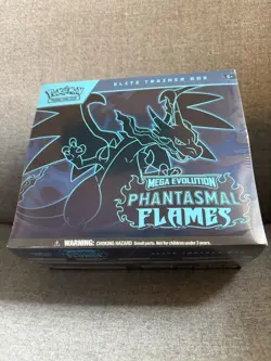Pokemon TCG Mega Evolution Phantasmal Flames Elite Trainer Box ETB - Sealed - Image 1