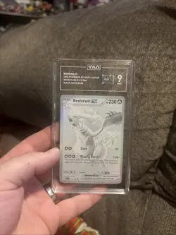 Reshiram ex 173/086 Sv: White Flare Holo Tag Graded 9 Pokemon Rare - Image 1