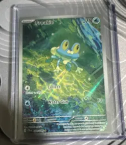 Pokemon TCG Froakie 054/159 Crown Zenith Holo Full Art Rare English 2022 - Image 1