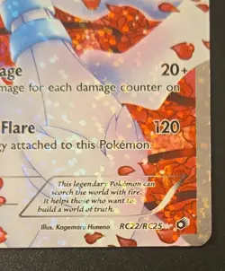2013 Pokemon Black & White Legendary Treasures Reshiram Radiant #RC22/RC25 - Image 5