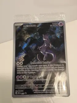 Sealed Promo Mewtwo 052 SV: Scarlet & Violet Full Art 151 pokemon tcg - Image 1
