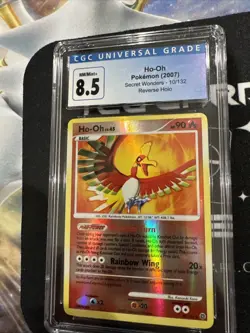 Pokemon 2007 Ho-Oh Secret Wonders #10/132 LV.45 Reverse Holo Rare NM Condition - Image 2
