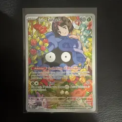 Pokemon Erika's Tangela 218/165 IR Full Art Holo - Scarlet & Violet 151 EN - Image 1