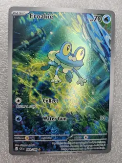 Pokemon TCG- Froakie - 088/086 - ME04: Chaos Rising (CRI) Illustration Rare NM - Image 1