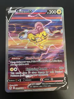 Pokemon - Raikou V - GG41/GG70 - Crown Zenith: Galarian Gallery - NM - Image 1