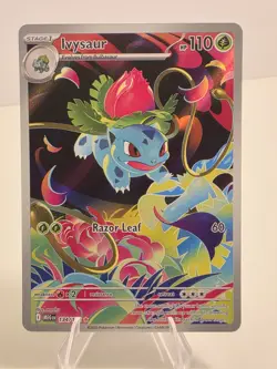 Pokemon Ivysaur 134/132 Me01 Mega Evolution Illustration Rare Full tcg - Image 1