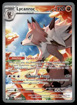 Lycanroc 166 159 Illustration Rare Journey Together Pokemon NM - Image 1