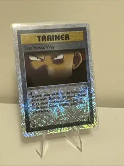 Pokemon Trainer The Boss's Way 105/110 Legendary Collection Reverse Holo - Image 1