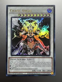 Yugioh - Chaos Angel Ultra Rare RA05-EN043, Near Mint, 1st Edition, Pack Fresh - Image 1