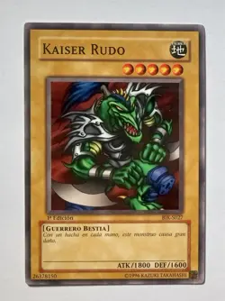 YuGiOh - Rude Kaiser (Spanish SDK) - BIK-S027 1st Edition - Common - NM - Image 1