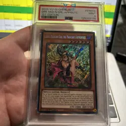 2025 1ST EDITION #EN004 DARK MAGICIAN GIRL THE MAGICIAN'S APPRENTICE PSA 9 - Image 1