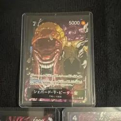 Bandai One Piece Card Game OP13 Japanese Holo Character Lot 3 Cards Saturn - Image 2