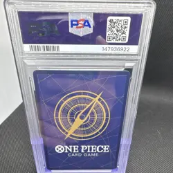 One Piece Nico Robin OP01-017 PSA 10 Foil Premium Film Red - Image 4