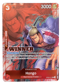 One Piece TCG Hongo OP09-011 – Winner Pack 2025 Vol.2 – NM - Image 1