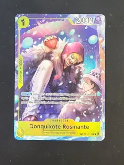 The Azure Sea’s Seven (OP14) Eng #OP12-108 Donquixote Rosinante Treasure Rare - Image 1