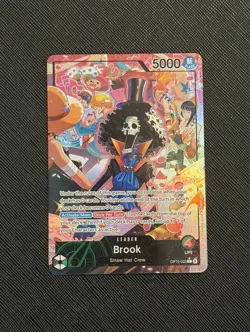 OP15-022 Brook Alt Art Leader Adventure on Kami’s Island One Piece TCG English - Image 1