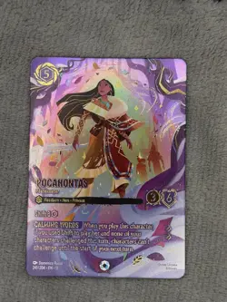 Disney Lorcana - Pocahontas - Peacekeeper (Iconic) 241/204 Winterspell - Image 2