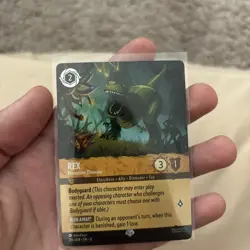 Rex Protective Dinosaur Epic Foil 206/204 Wilds Unknown Disney Lorcana - Image 1