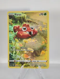 Paras - GG32/GG70 Pokemon TCG Crown Zenith Ultra Rare Full Art Holo Foil NM - Image 1