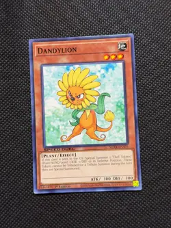Yu-Gi-Oh Dandylion Common Card SGX4-ENA05 1st Edition Speed Duel Near Mint - Image 1