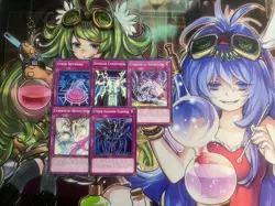 ZANE TRUESDALE YUGIOH GX CYBER DRAGON INFINITY CORE NOVA TWIN TRADING CARD DECK - Image 4