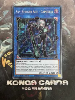 L26D-ENS31 Sky Striker Ace - Camellia Secret Rare Yu-Gi-Oh! NEW - Image 1