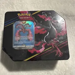 *SEALED* LARGE TIN ~ Pokemon TCG: Crown Zenith ~ 5 PACKS ~Galarian Moltres - Image 1