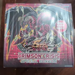 YUGIOH • 5DS CRIMSON CRISIS SPECIAL EDITION • BOOSTER BOX • UPPER DECK • SEALED - Image 1
