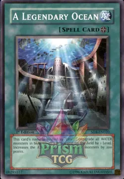 1st Ed A Legendary Ocean SD4-EN020 Yugioh - Image 1